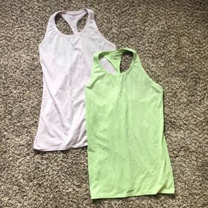 Athleta Chi striped tank bundle